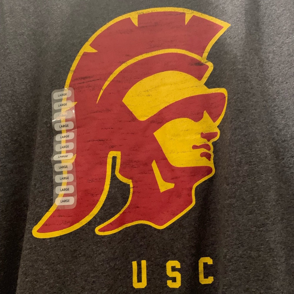 NWT USC TROJAN Large GYM sports workout Men’s Gray